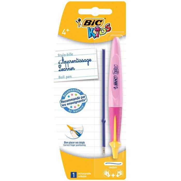 BIC® Kids - Stylo d'apprentissage BIC Kids® System Twist Bleu + 1 recharge