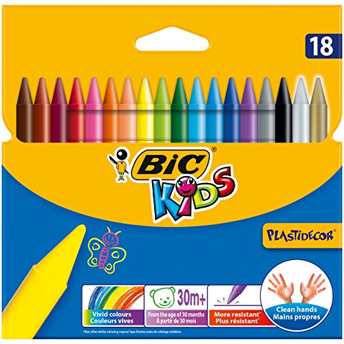 Bic Craies De Coloriage Bic Kids Plastidecor X18