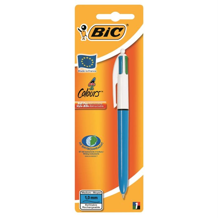 BIC Original Medium Stylo-bille 4 Couleurs