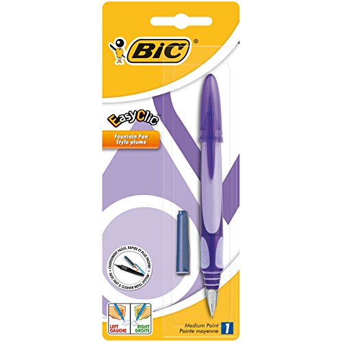 BIC EasyClic Standard Stylo-Plume - Corps Couleurs Assorties
