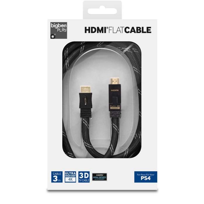 Bigben Cable Plat Hdmi - Noir
