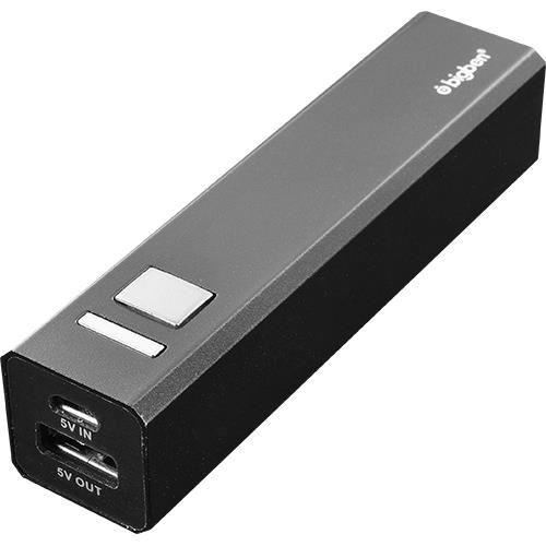 Bigben Connected Batterie Externe - 2200mah - 1 Sortie Usb - Noir