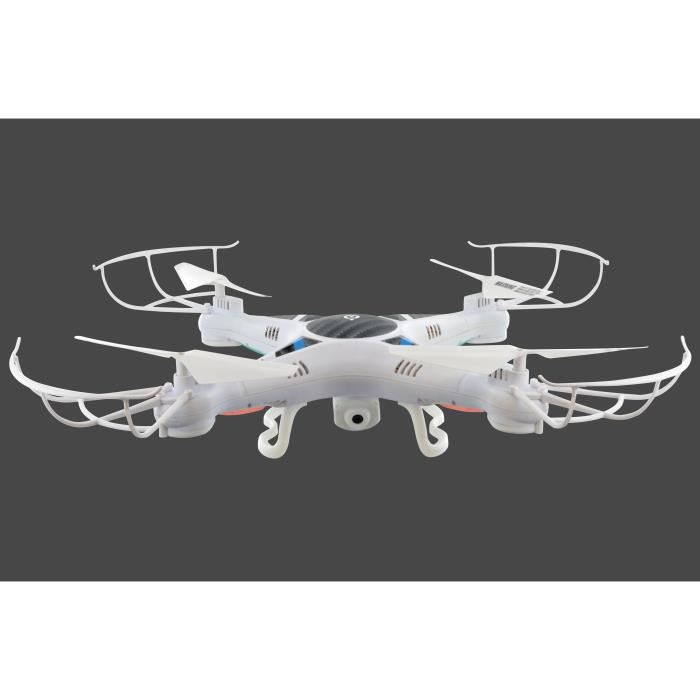 Drone Wifi Avec Camera Vga Bigben Fly Wifi Cam Pilotable Sur Smartphone Blanc