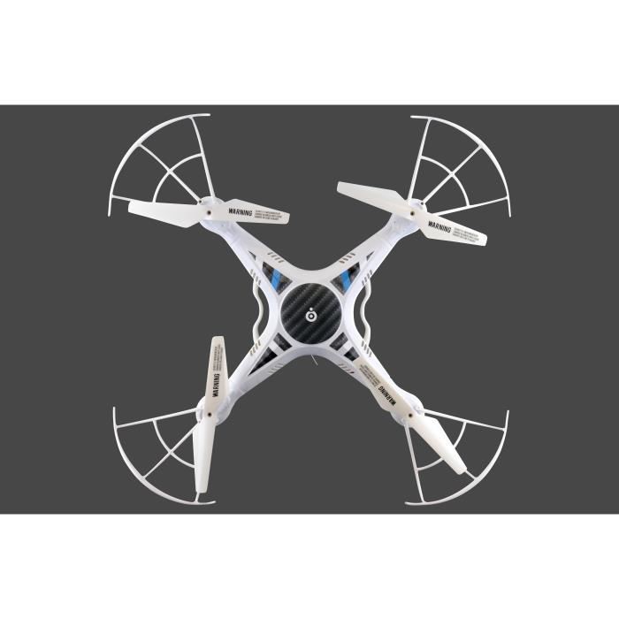 Drone Wifi Avec Camera Vga - Bigben Fly Wifi Cam - Pilotable Sur Smartphone - Blanc