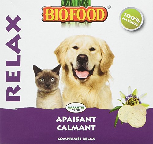 Friandises Anti Stress Calmant Relax Biofood Pour Chat 100 Comprimes