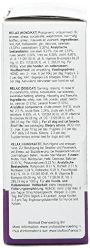 Friandises Anti Stress Calmant Relax Biofood Pour Chat 100 Comprimes