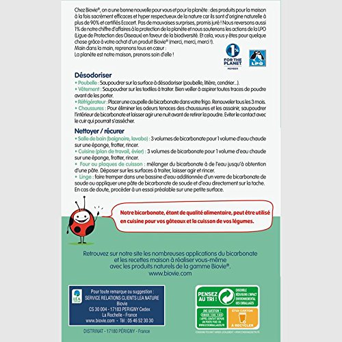 Biovie Entretien Multi-usages Bicarbonate De Soude 500g