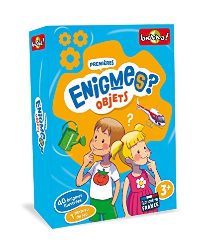 Jeu De Carte Bioviva Mes Premieres Enigmes - Objets Pour Enfants De 3 Ans Et Plus