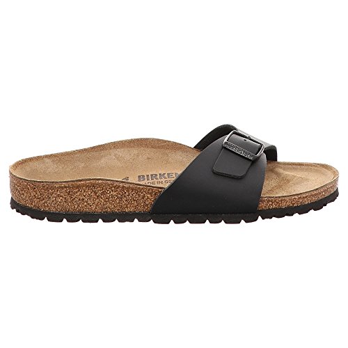 Birkenstock - Mules - Madrid Birko-flor Black  En Cuir - Taille 38 - Noir