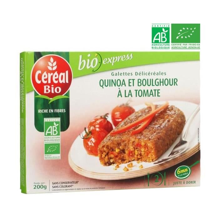 BJORG Galettes bio quinoa et boulghour a la tomate - 200 g