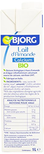 BJORG Lait d'Amande Calcium Bio 1l