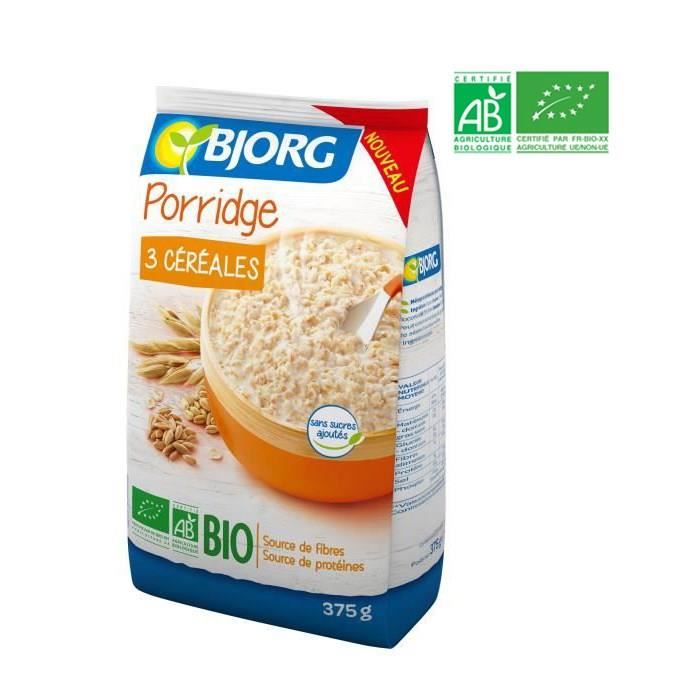 Bjorg - Porridge 3 Cereales - Avoine,  ....