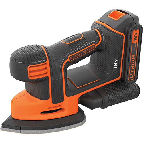 Ponceuse De Detail Sans Fil Blackdecker Bdcds18n Xj 18v 6 Abrasifs Sans Batterie