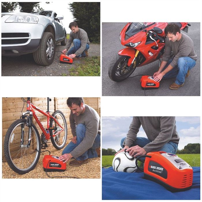 Gonfleur Compresseur Filaire Blackdecker Asi300 Qs 11 Bars160 Psi