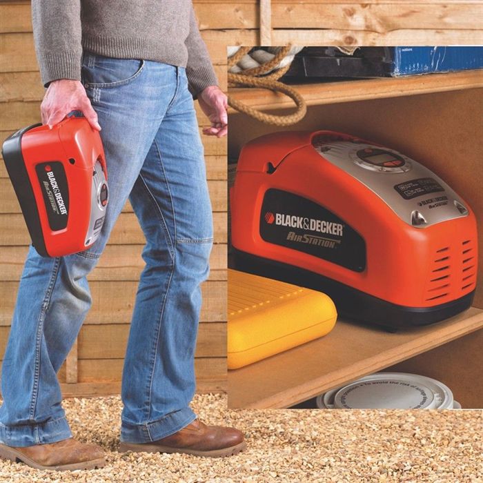 Gonfleur Compresseur Filaire Blackdecker Asi300 Qs 11 Bars160 Psi