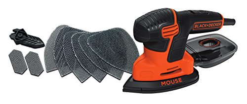 Black Decker Ka2500k Compact Mouse Ponceuse 120w Avec Accessoires Coffret