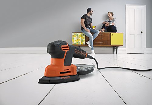 Black Decker Ka2500k Compact Mouse Ponceuse 120w Avec Accessoires Coffret
