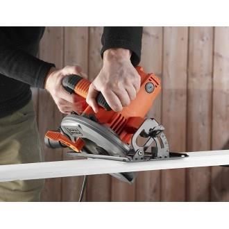 Scie Circulaire Filaire Blackdecker Cs1550 Qs 1500w Profondeur De Coupe 66mm