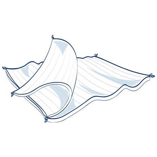 Couette Microfibre - 260 X 240 Cm - Bleu Calin - 4 Saisons - 410 G/m² - Blanc