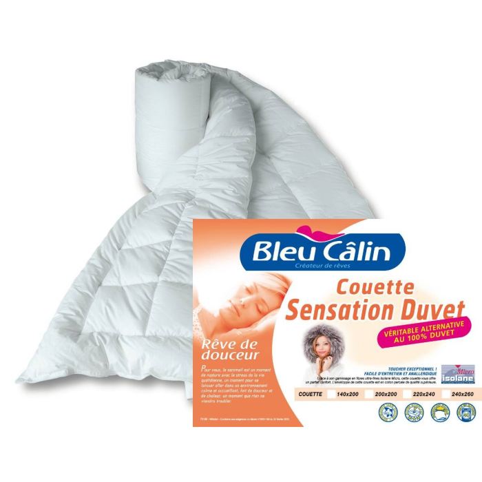 Bleu Calin Couette Chaude Sensation Duvet 240x260cm