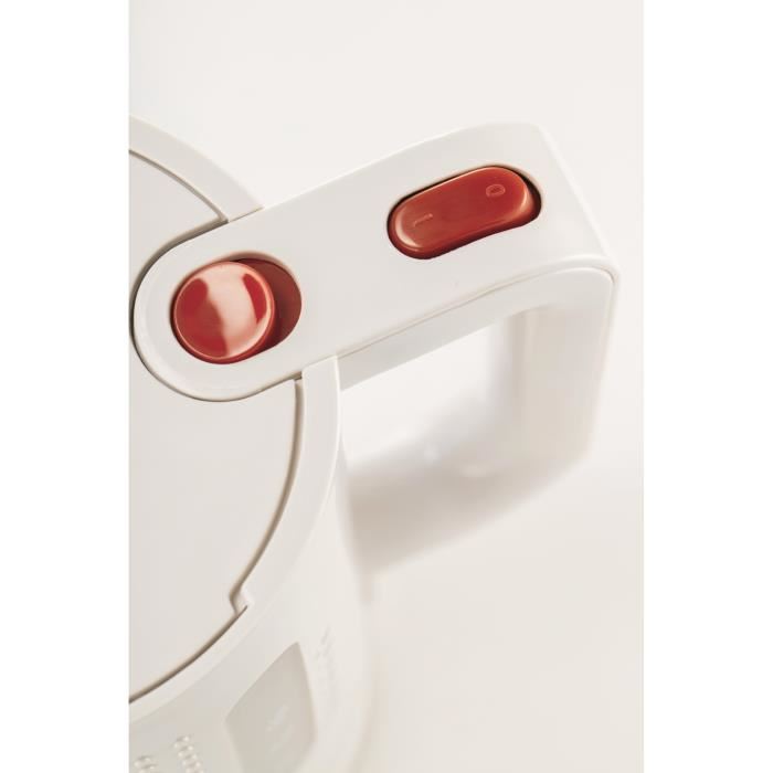 Bouilloire Electrique - Bodum - Bistro - 1300 W - 1 L - Socle 360° - Blanc