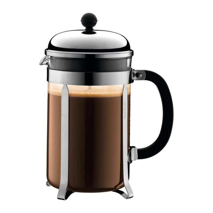 Chambord Cafetiere A Piston Bodum 12 Tasses 15 L Acier Inox