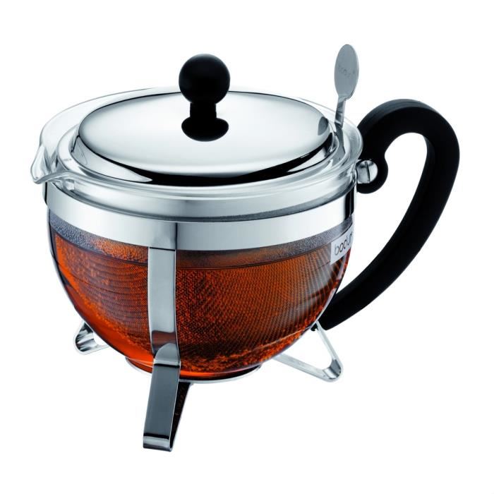 Theiere - Bodum - Chamboard - Tamis En Inox - 1 L - Brillant