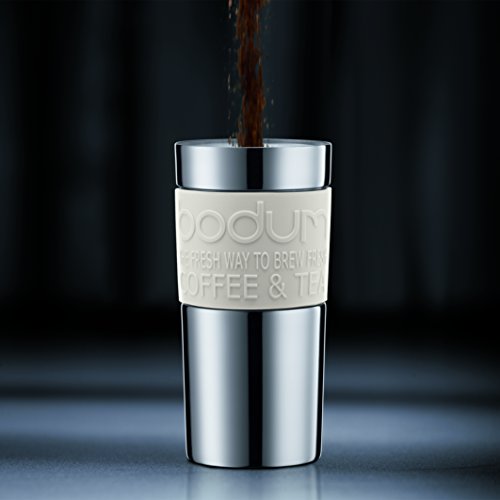 Mug Isotherme Bodum Travel Press Noir 35cl Double Paroi Inox