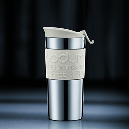 Mug Isotherme Bodum Travel Press Noir 35cl Double Paroi Inox