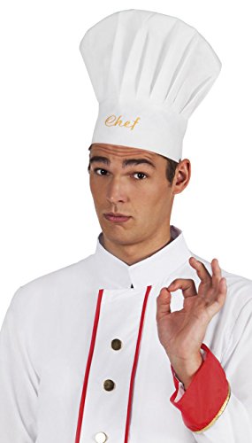 vegaooparty Toque de chef cuisinier adulte Taille Unique