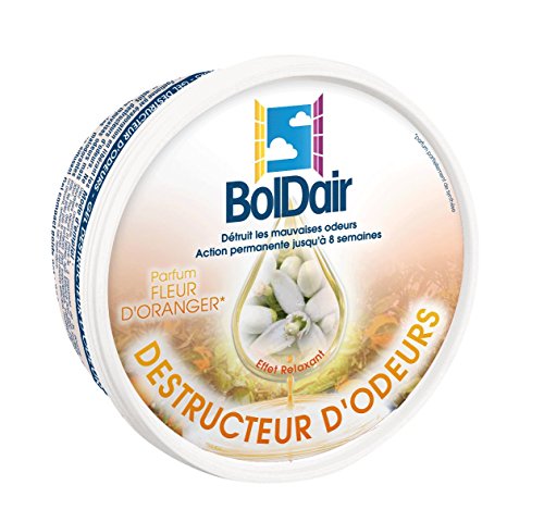 Boldair Gel Destructeur Dodeur Fleur Doranger Neutralise Les Odeurs Parfume Duree 8 Semaines 300g Fabrication Francaise