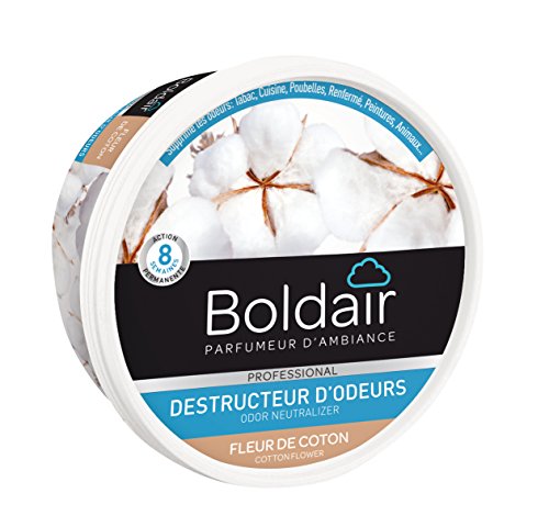 Boldair gel destructeur d'odeurs Fleur de coton 300 g