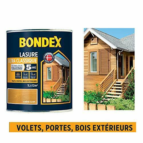 BONDEX LASURE ULTIMPROTECT 5 ANS PEINTURE SATINEE HAUTE TENUE SATIN f9t