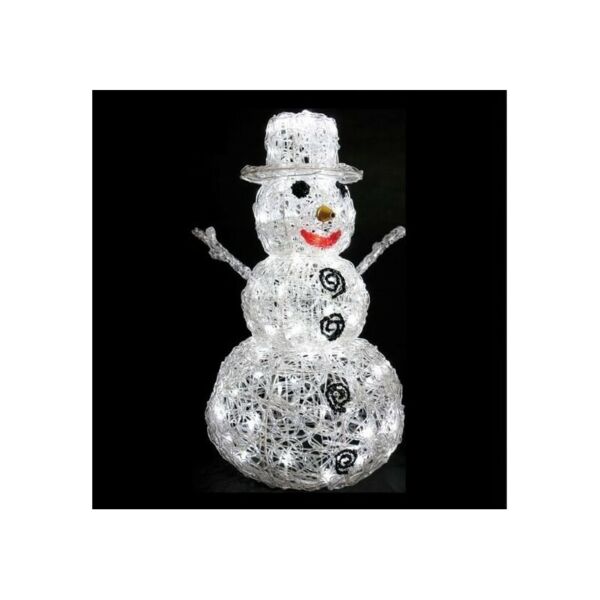 DECO NOEL - Bonhomme de neige lumineux 9...