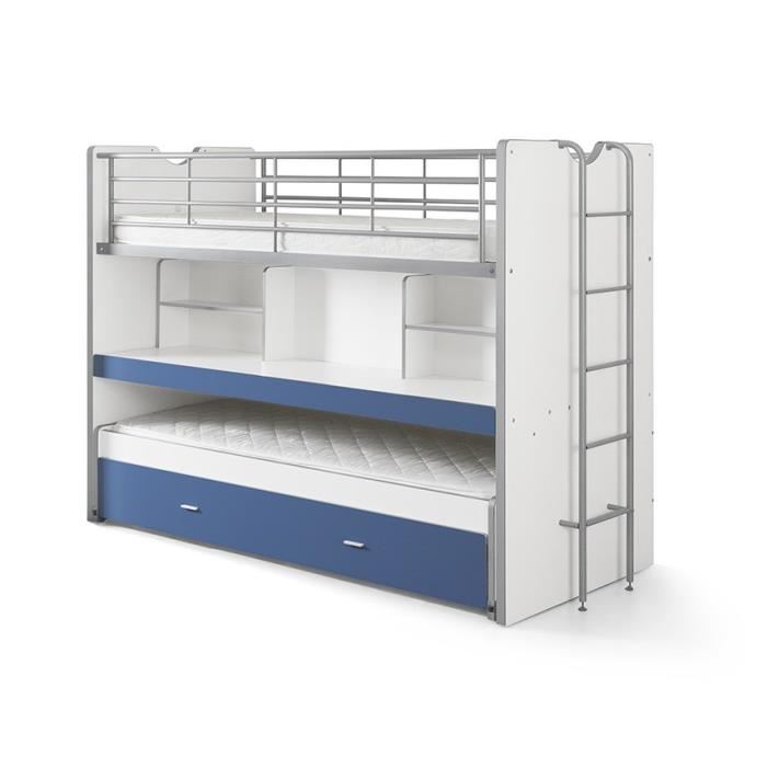 Lit Mezzanine Bonny 80 - Bleu