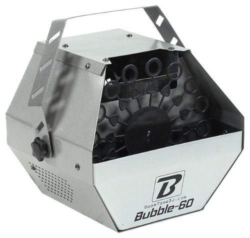 Boomtonedj Bubble 60 V2 - Machine A Bulles - 16 Anneaux A Bulles Rotatifs - Produit Des Centaines De Bulles Par Minute