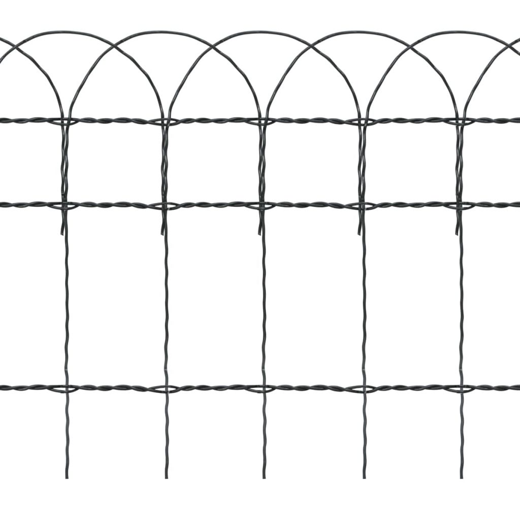 Vidaxl Bordure De Jardin Extensible 25 X 0,4 M