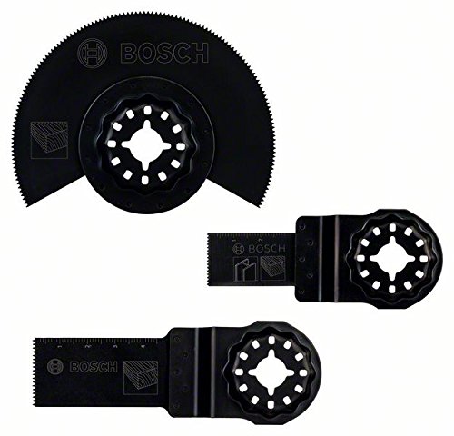 Set De 3 Lames Pour Outil Multifonctions Starlock Pour Bois Et Metal Bosch
