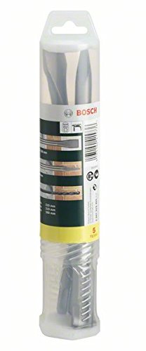 Set 5 Pieces Bosch - 2 Burins Et 3 Forets Pour Perforateur Sds plus