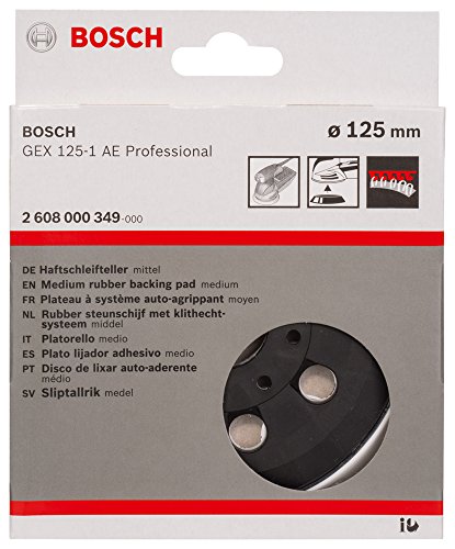 Plateau De Poncage Bosch Moyennement Dur, 125 Mm, Pour Gex 125-1 Ae (2608000349)