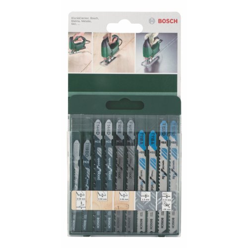 Lot de 10 lames coupe universelle BOSCH pour bois et metal