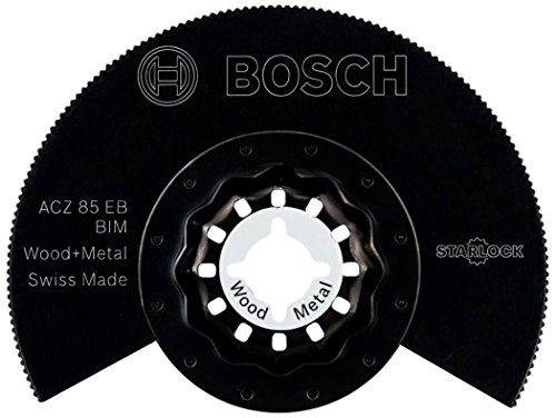 Lame Segment Bim Bois Et Metal Acz 85 Eb - Bosch - Pour Outil Multi-fonctions Pmf - Technologie Curvedtec
