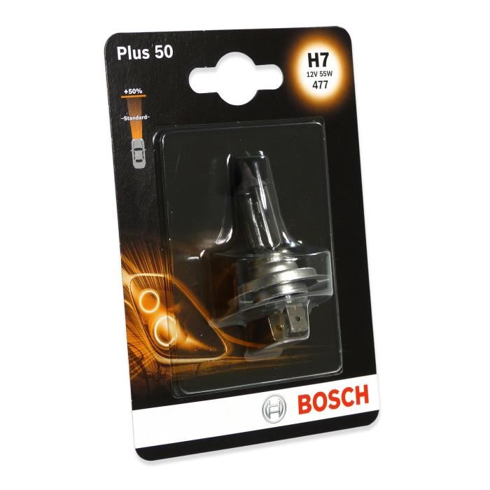 BOSCH Ampoule Plus 50 1 H7 12V 55W