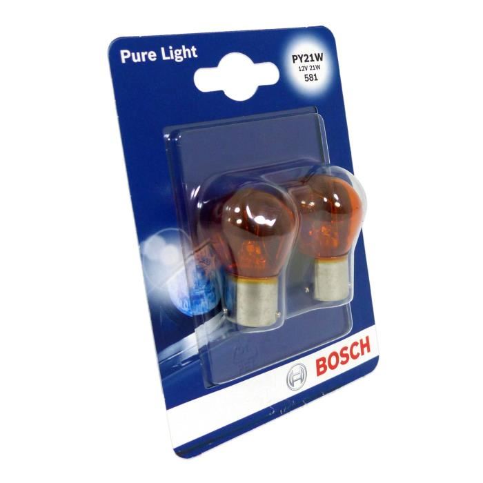 BOSCH Ampoule Pure Light 2 PY21W 12V 21W