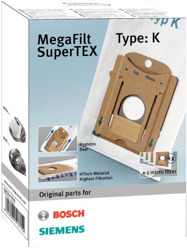 Bosch Boite De Sacs Aspirateur Megafilt Pour Bsn1 Vs01 1 Paquet De 4 Sacs