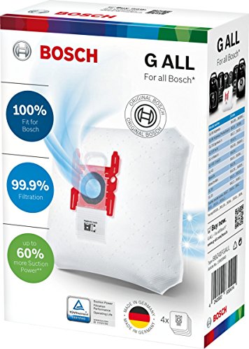 Bosch Boite 4 Sacs Aspirateur 1 Filtre Bbz41fgall