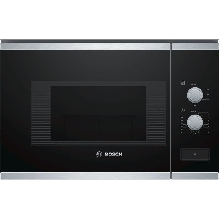 BOSCH BFL520MS0 Micro ondes monofonction inox 20 L 800 W Pose libre