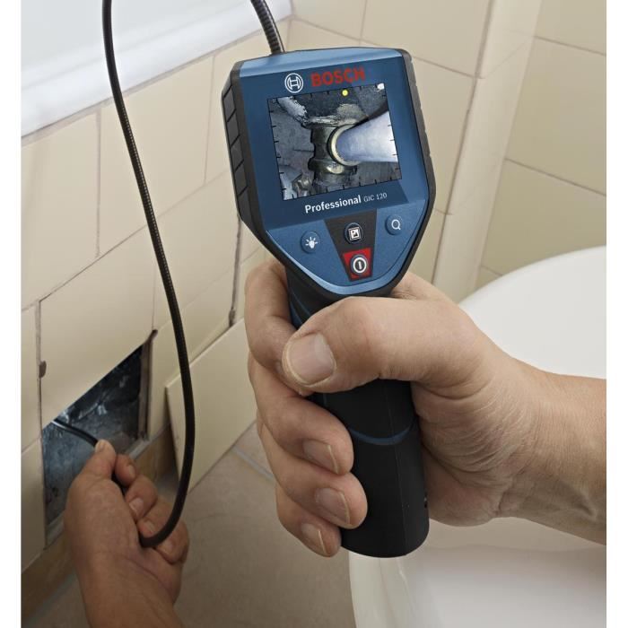 Camera D'inspection Sans Fil Ø De La Tete 8.5mm Livree En Carton Gic 120 Bosch 0601241100