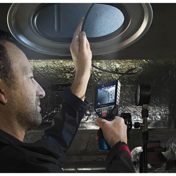 Camera D'inspection Sans Fil Ø De La Tete 8.5mm Livree En Carton Gic 120 Bosch 0601241100
