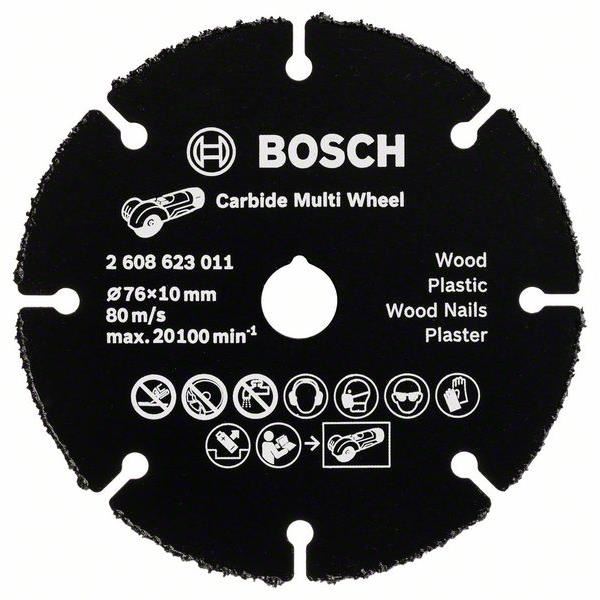 Disque Carbure Carbide Multiconstruction ø76mm Bosch 2608623011